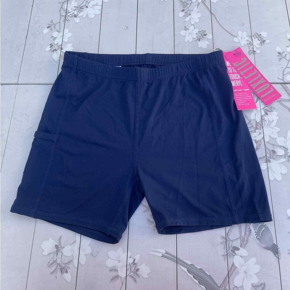Lilly Pulitzer luxletic Deep Blue Active Shorts